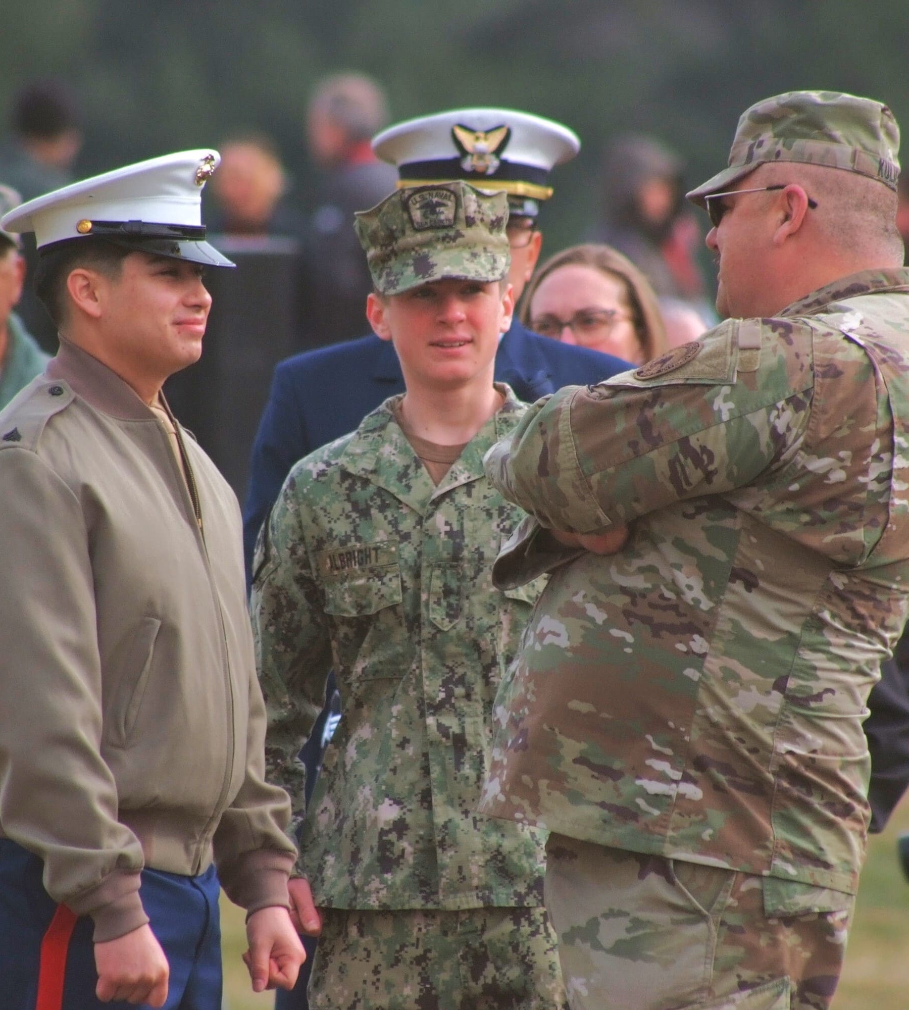 Cadet wiht adults Dec 2025 drill