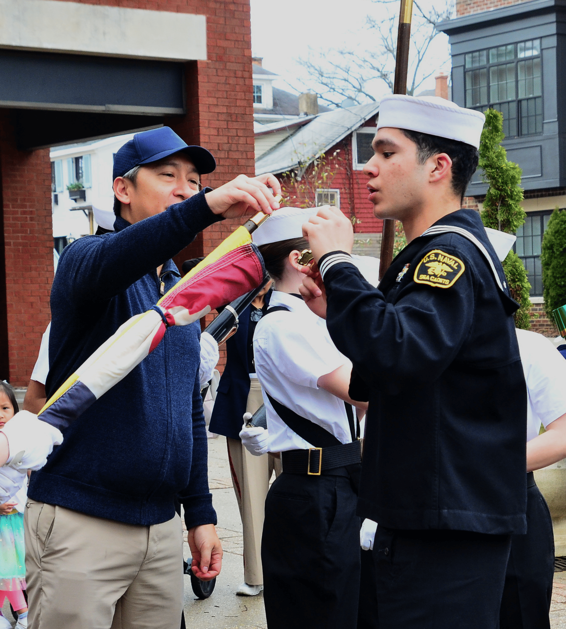 _ m.c.u Cadet and Officer Flag